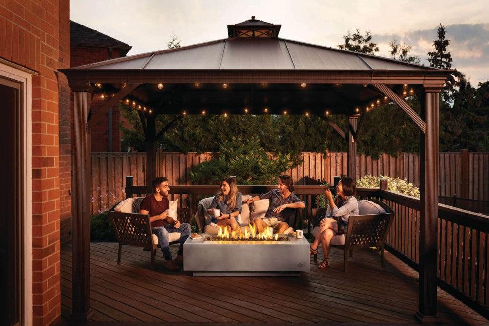 Napoleon Nexus 56" Patioflame Grey Rectangle Fire Table