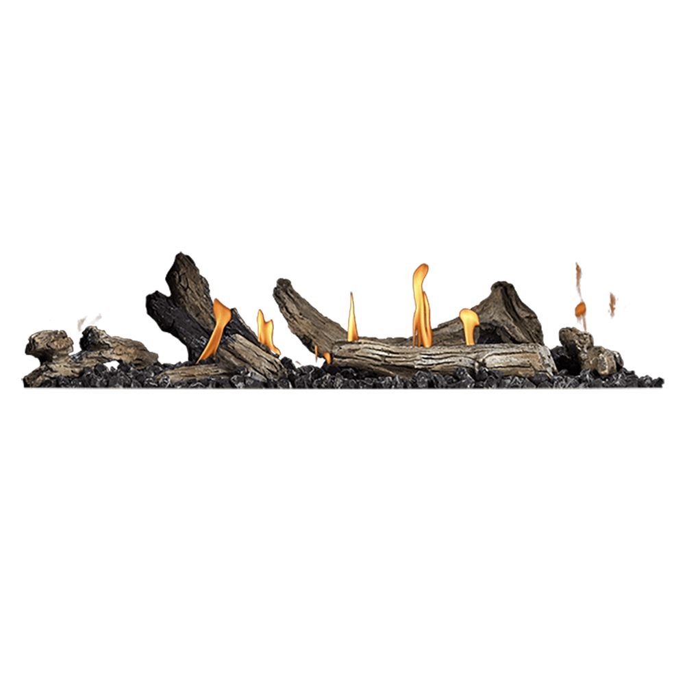 Napoleon Standard Driftwood Log Set for 42" Direct Vent Ascent Linear Premium Fireplace