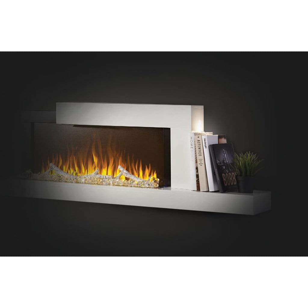 Napoleon Stylus Cara 59" Wall Mount Electric Fireplace with Shelf