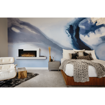 Napoleon Stylus Cara Elite 59" Wall-Mounted Electric Fireplace With Shelf