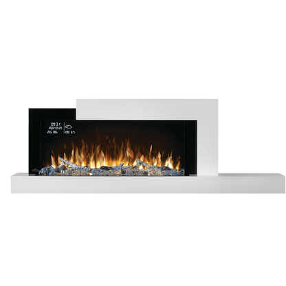Napoleon Stylus Cara Elite 59" Wall-Mounted Electric Fireplace With Shelf