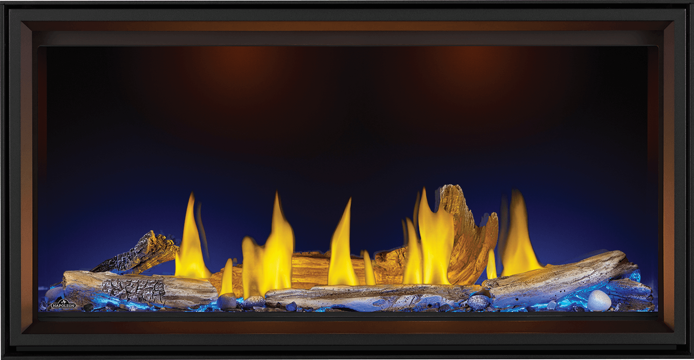 Napoleon Tall Linear Vector 50" Single Sided Direct Vent Natural Gas Fireplace