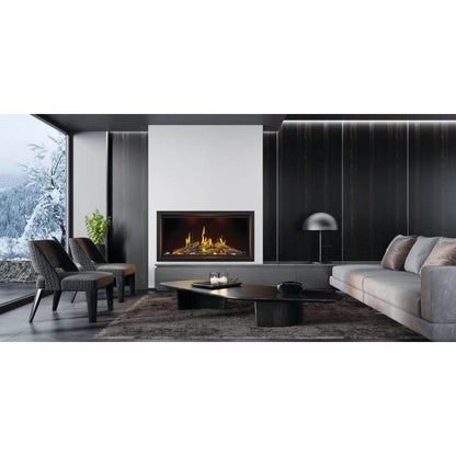 Napoleon Tall Linear Vector 50" Single Sided Direct Vent Natural Gas Fireplace With Luminous Logs