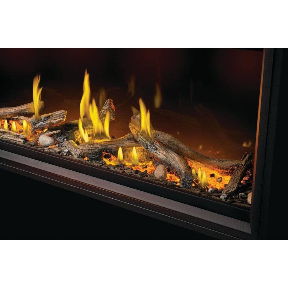 Napoleon Tall Linear Vector 50" Single Sided Direct Vent Natural Gas Fireplace With Luminous Logs