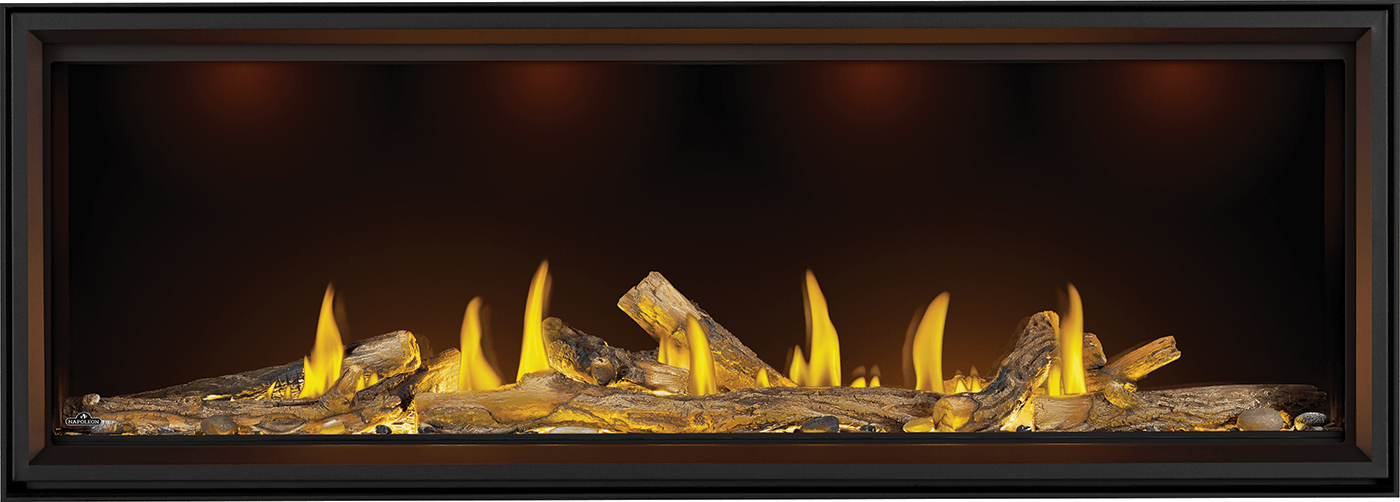 Napoleon Tall Linear Vector 74" Single Sided Direct Vent Natural Gas Fireplace