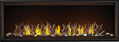 Napoleon Tall Linear Vector 74" Single Sided Direct Vent Natural Gas Fireplace