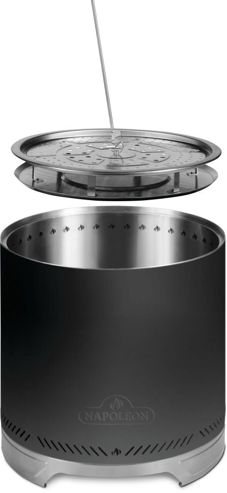 Napoleon Timberwolf Smokeless 18" Medium Phantom Matte Black Wood Fire Pit