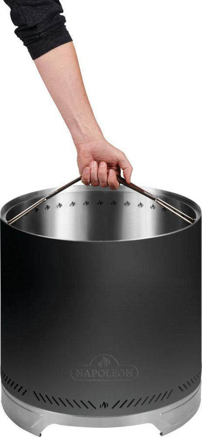 Napoleon Timberwolf Smokeless 18" Medium Phantom Matte Black Wood Fire Pit