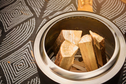 Napoleon Timberwolf Smokeless 18" Medium Phantom Matte Black Wood Fire Pit