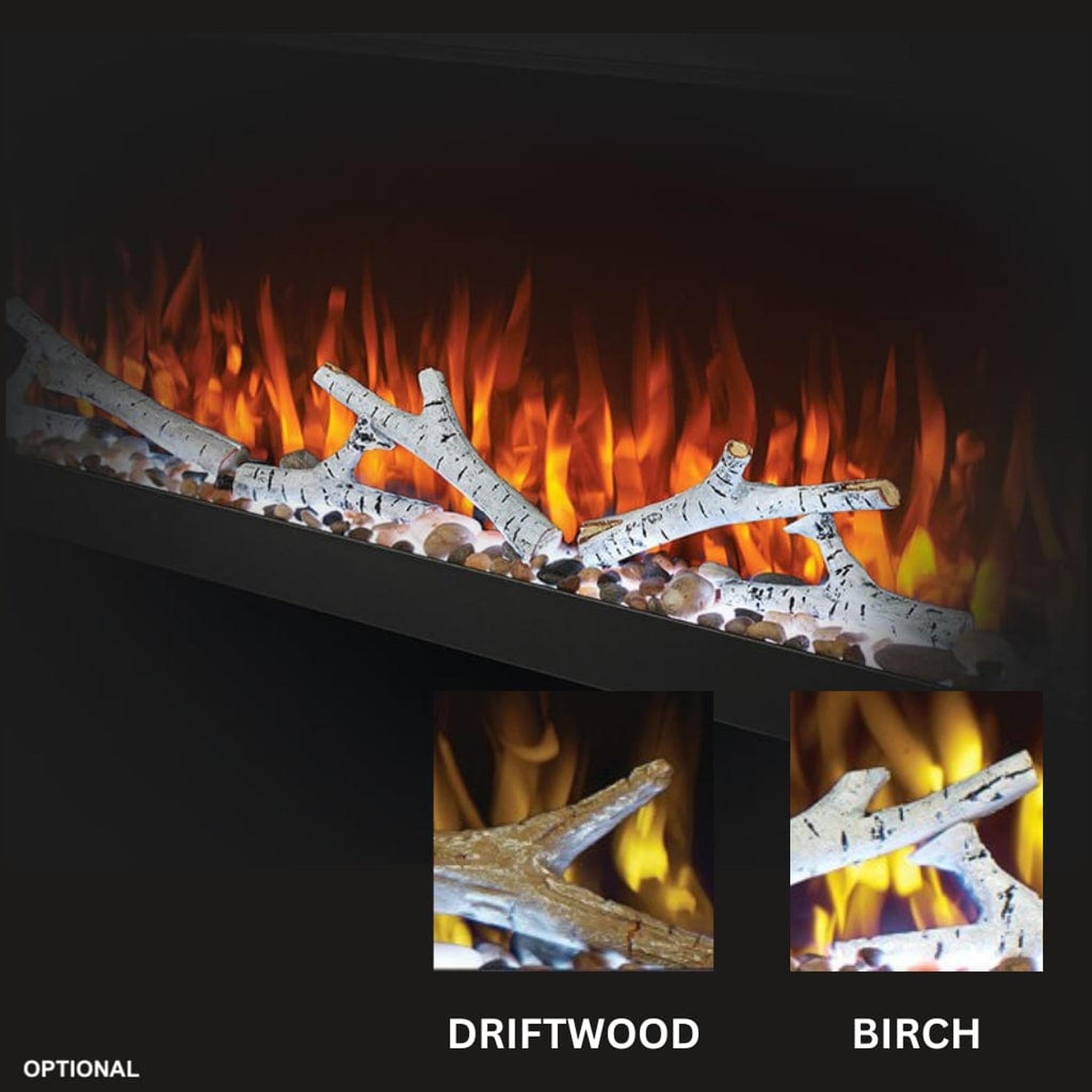 NAPOLEON Trivista Pictura 60 3 Sided Wall Mount Electric Fireplace