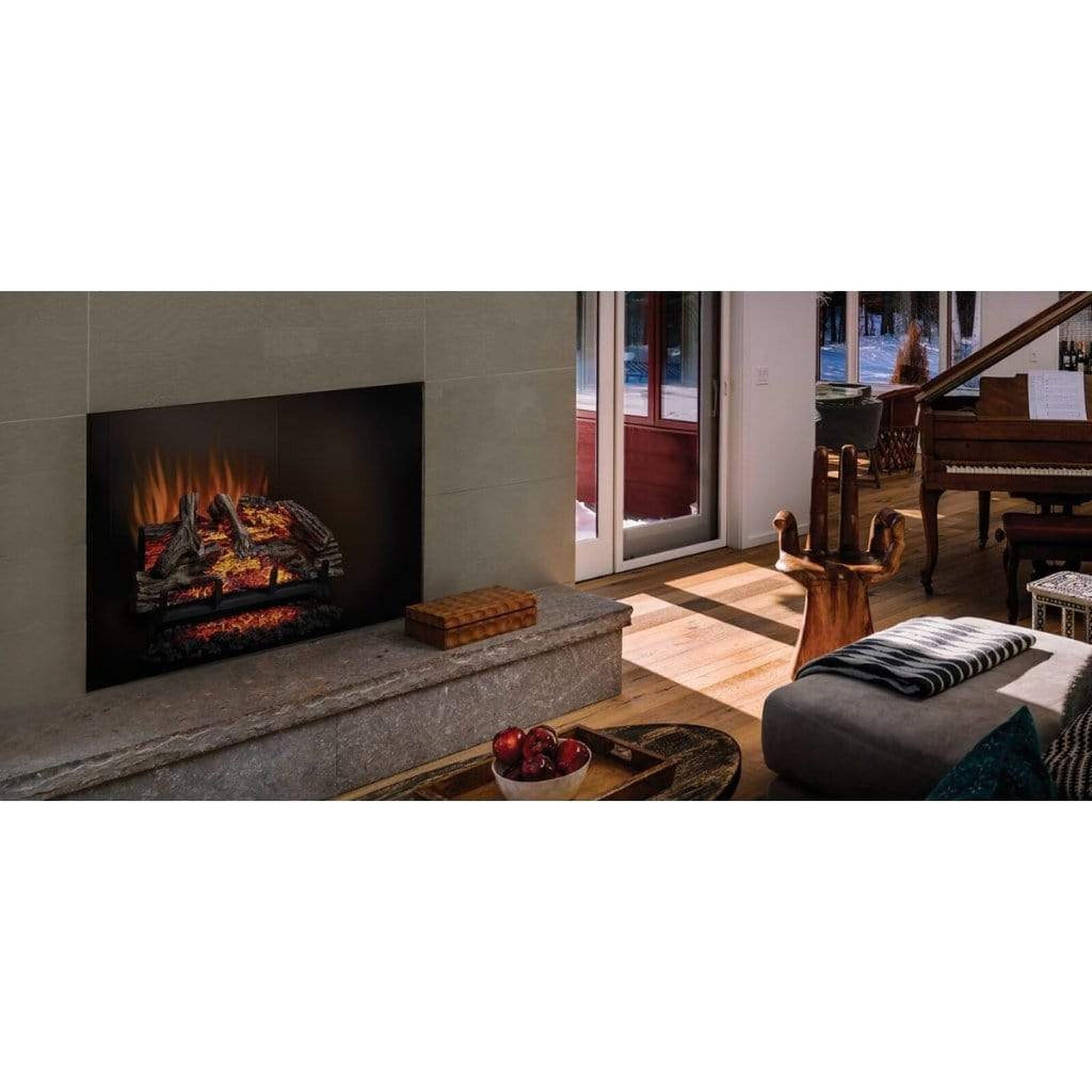Napoleon Woodland 27" Electric Fireplace Vent-Free Log Set Insert