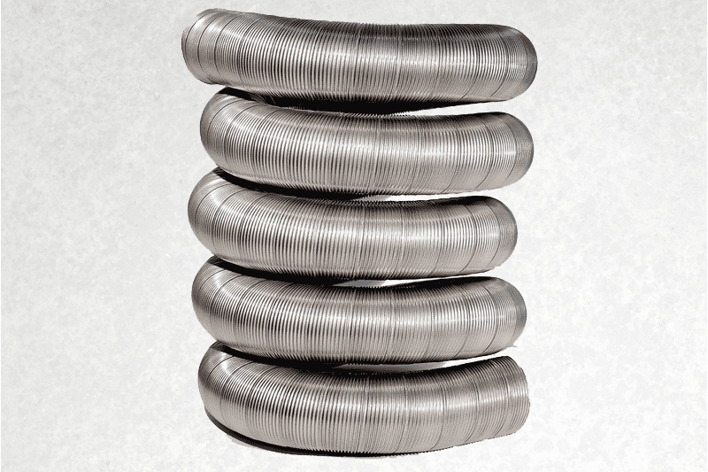 National Chimney M-Flex 7" x 25' Stainless Steel Standard Liner Kit