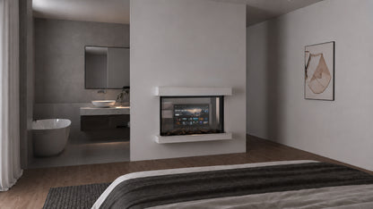 Modern Flames Nova Clear 48" See-Through Laser Projection Electric Fireplace