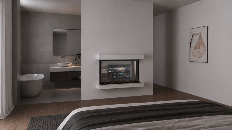 Modern Flames Nova Clear 48" See-Through Laser Projection Electric Fireplace