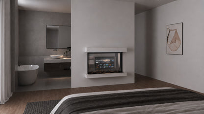 Modern Flames Nova Clear 48" See-Through Laser Projection Electric Fireplace