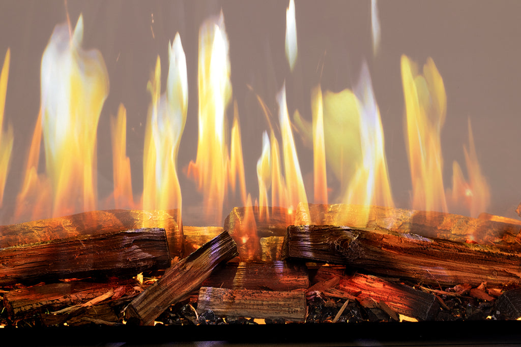 Modern Flames Nova Clear 48" See-Through Laser Projection Electric Fireplace