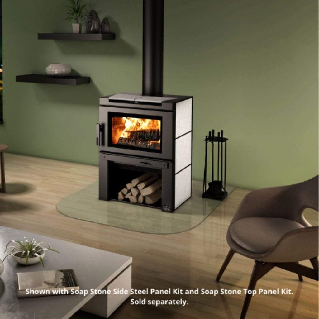Osburn Matrix Wood Stove with Variable Speed Blower (130 CFM)