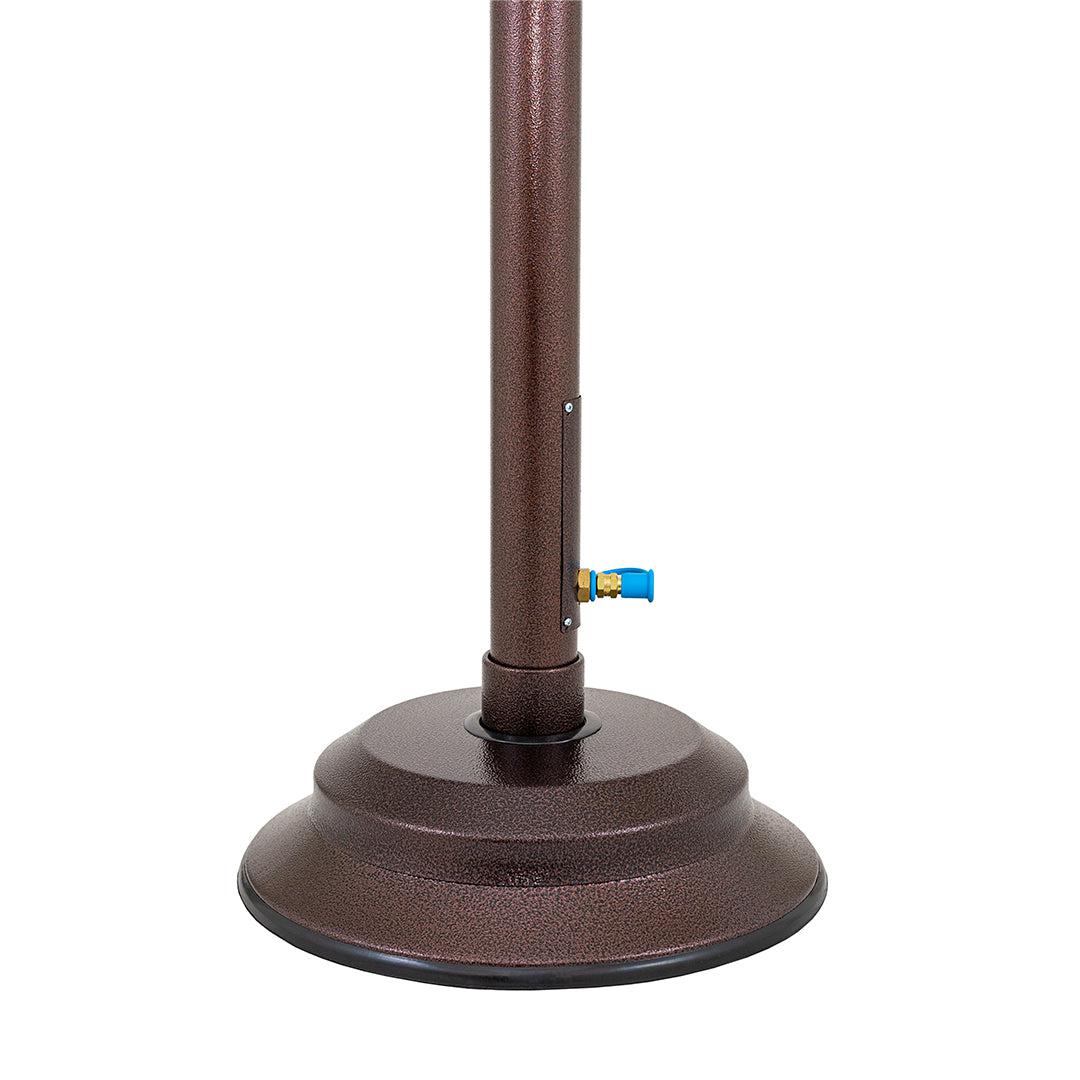 Patio Comfort 93" Antique Bronze Portable Natural Gas Outdoor Patio Heater With Push Button Ignition