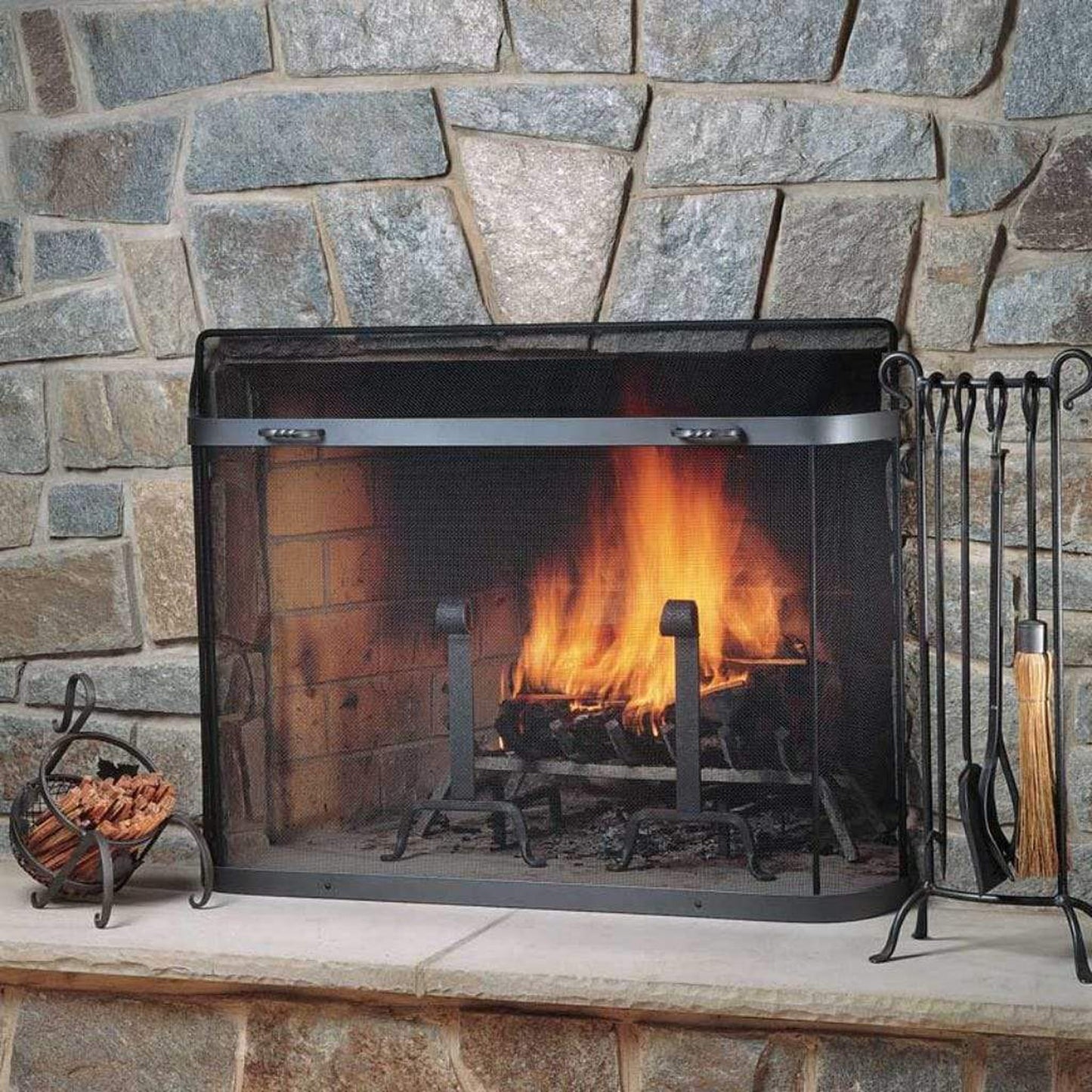 Pilgrim 1 SGI Series 7" x 31" Vintage Iron Trim Spark Guards (18371)