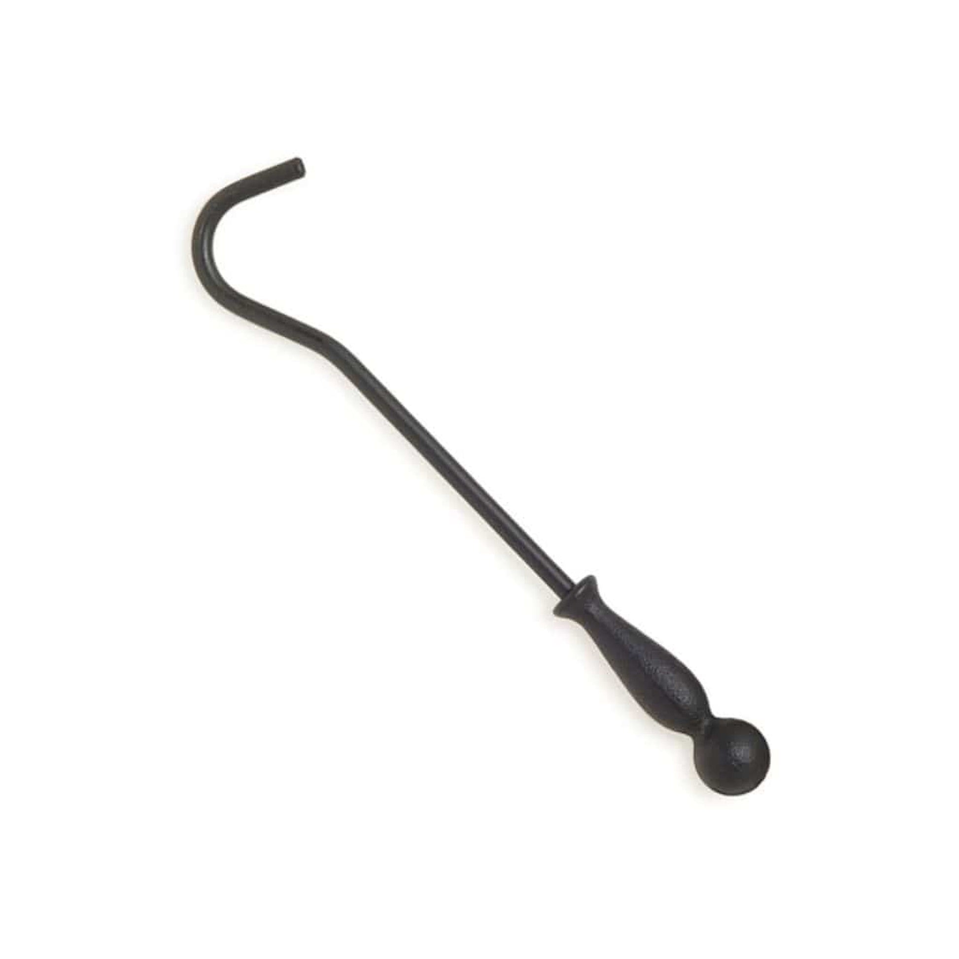 Pilgrim 14" Matte Black Ball Cast-Handle Damper Hook