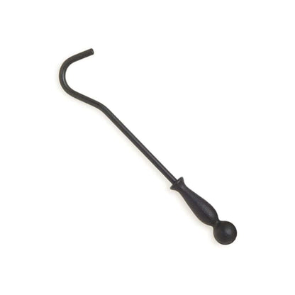 Pilgrim 14" Matte Black Ball Cast-Handle Damper Hook