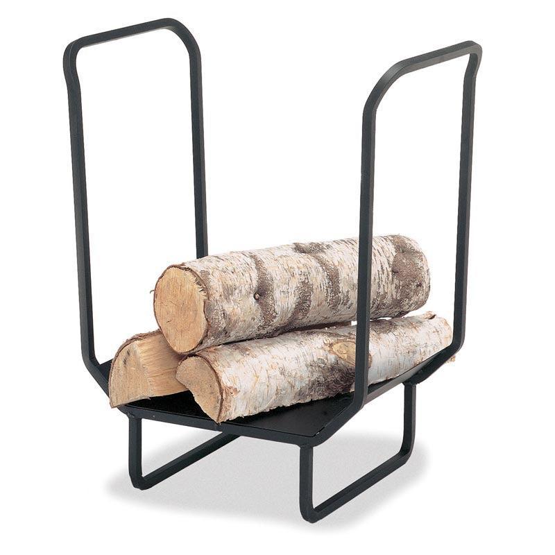 Pilgrim 18" Square Matte Black Solid Bar Stock Wood Holder