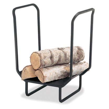 Pilgrim 18" Square Matte Black Solid Bar Stock Wood Holder