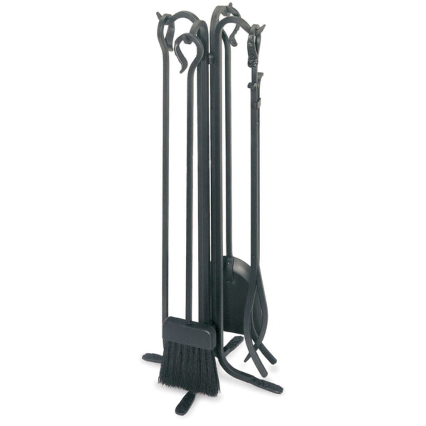 Pilgrim 28" Matte Black Forged Hearth Tool Set