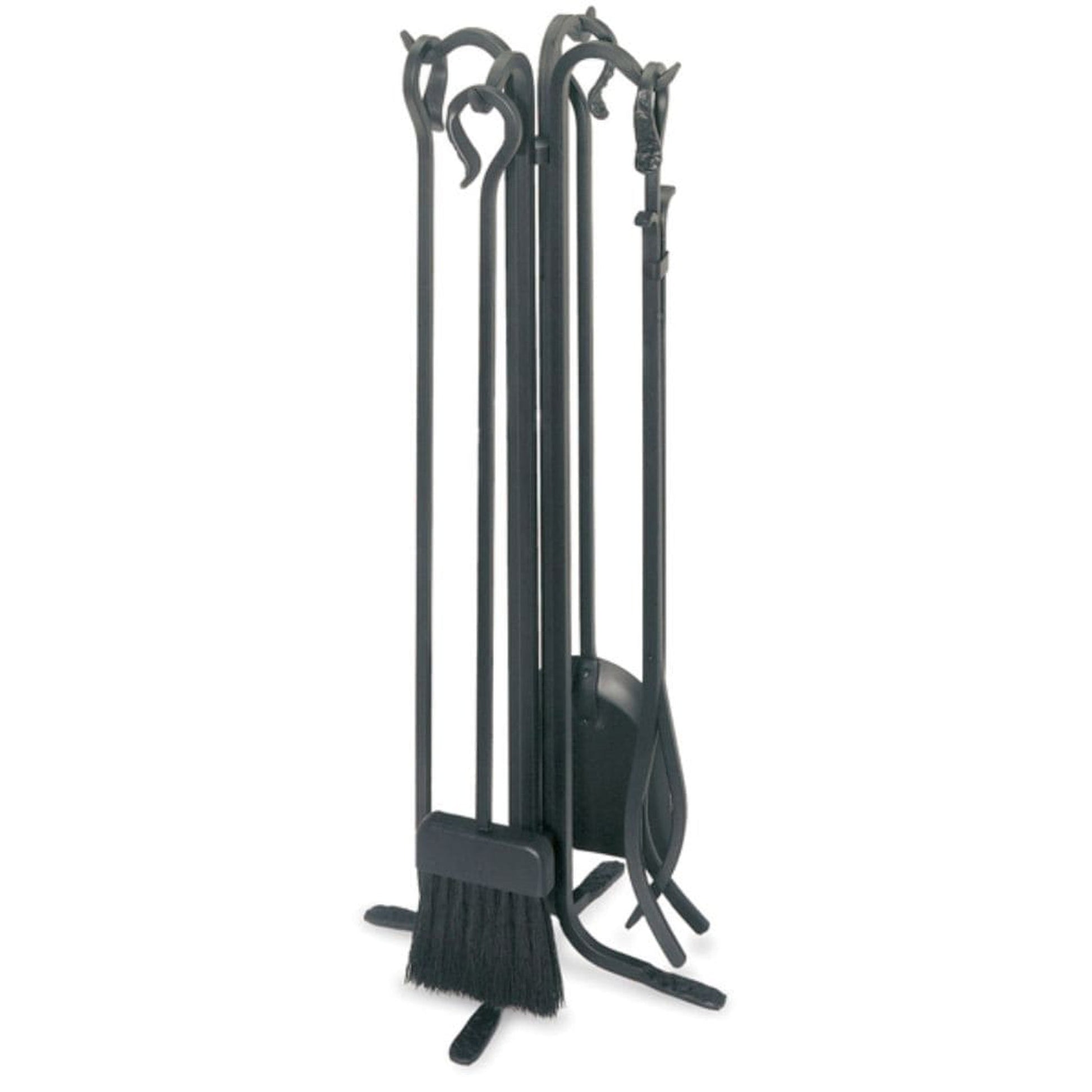 Pilgrim 28" Matte Black Forged Hearth Tool Set