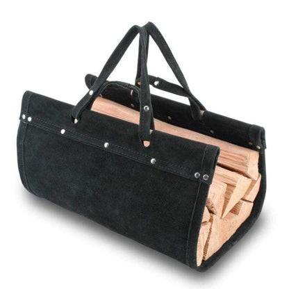 Pilgrim 29" Black Suede Top-Grain Wood Carrier