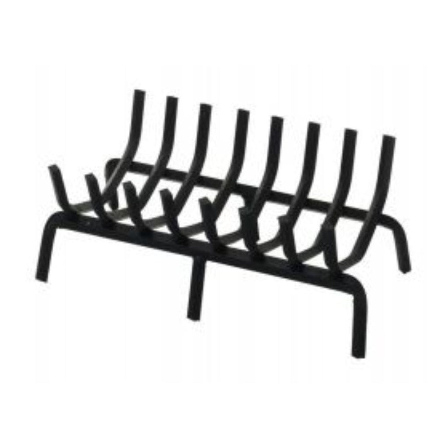 Pilgrim 43" Rectangular Matte Black Grate