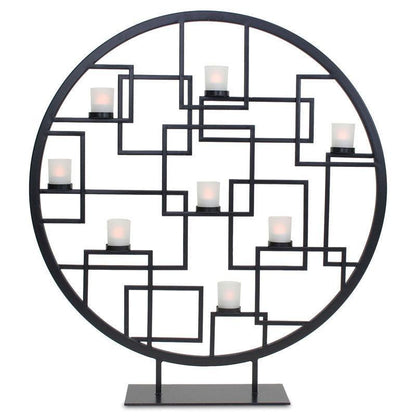 Pilgrim 31" Black Reflections Tea Light Summer Screen