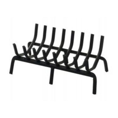 Pilgrim 43" Rectangular Matte Black Grate