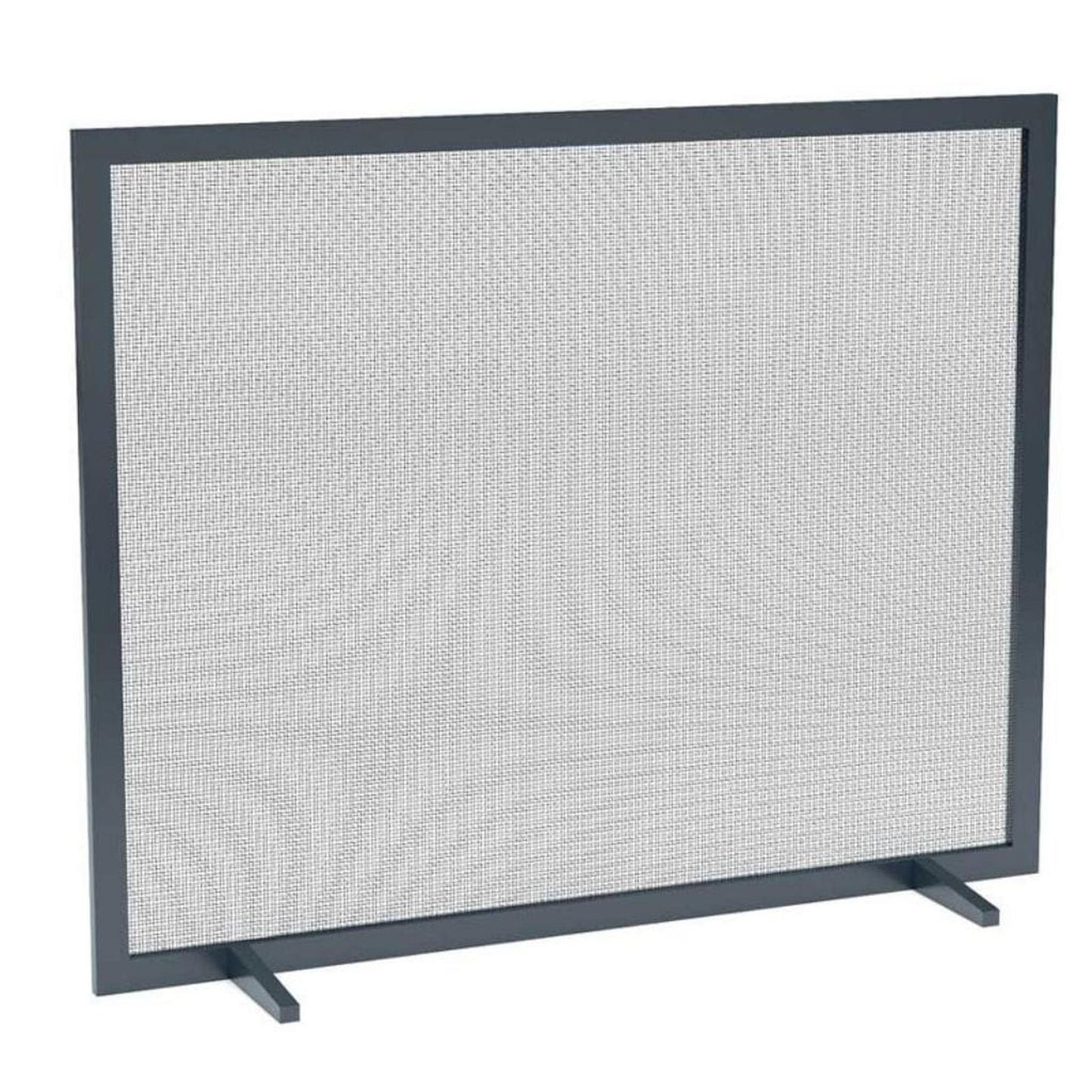 Pilgrim 39" Matte Black Urban Single Panel Mesh Screen