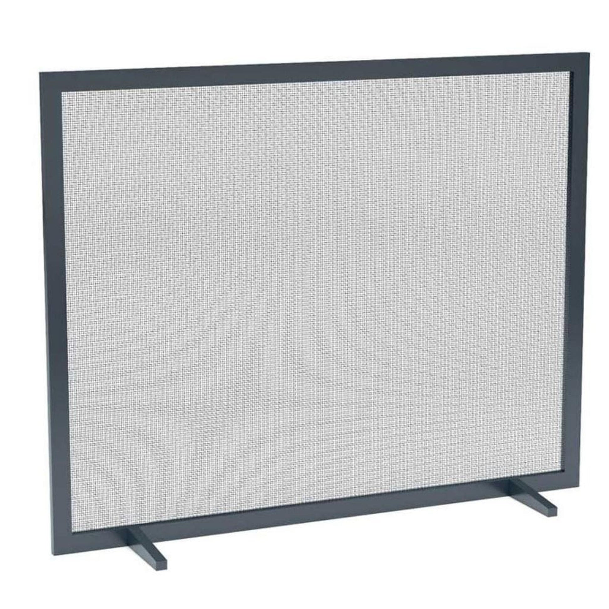 Pilgrim 39" Matte Black Urban Single Panel Mesh Screen