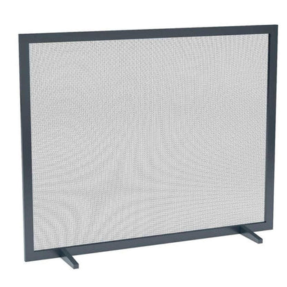 Pilgrim 39" Matte Black Urban Single Panel Mesh Screen