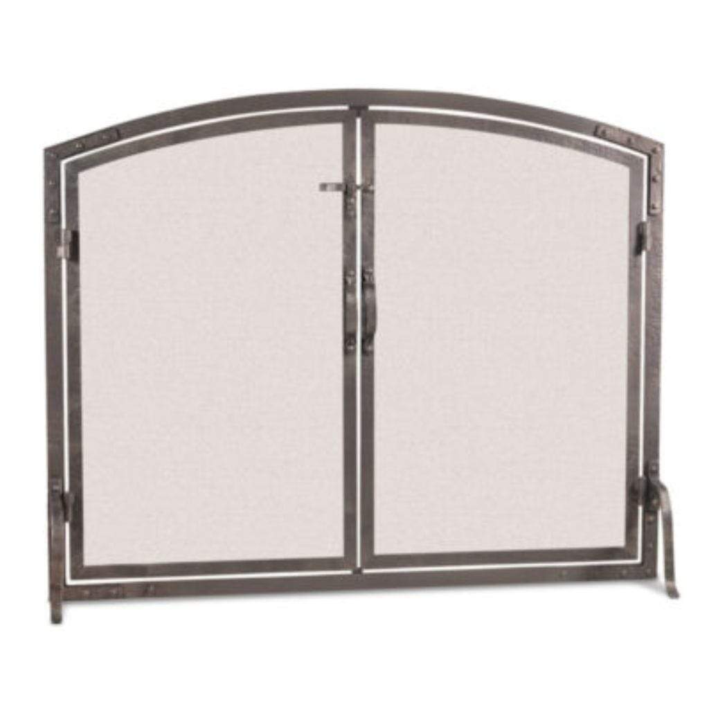 Pilgrim 42" Forged Iron Arched Operable Door Screen