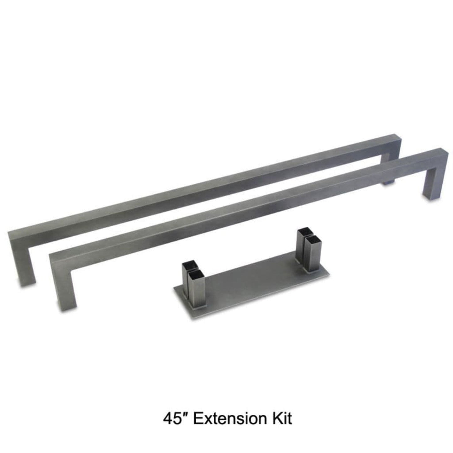 Pilgrim 45" Vintage Iron Utility Outdoor Wood Rack Extension Kit