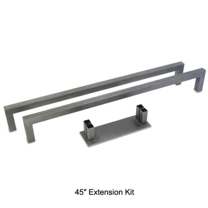 Pilgrim 45" Vintage Iron Utility Outdoor Wood Rack Extension Kit