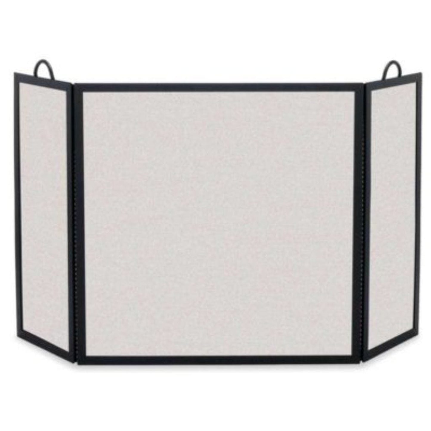 Pilgrim 53" x 30" Rectangular Matte Black Tri-Panel Screen