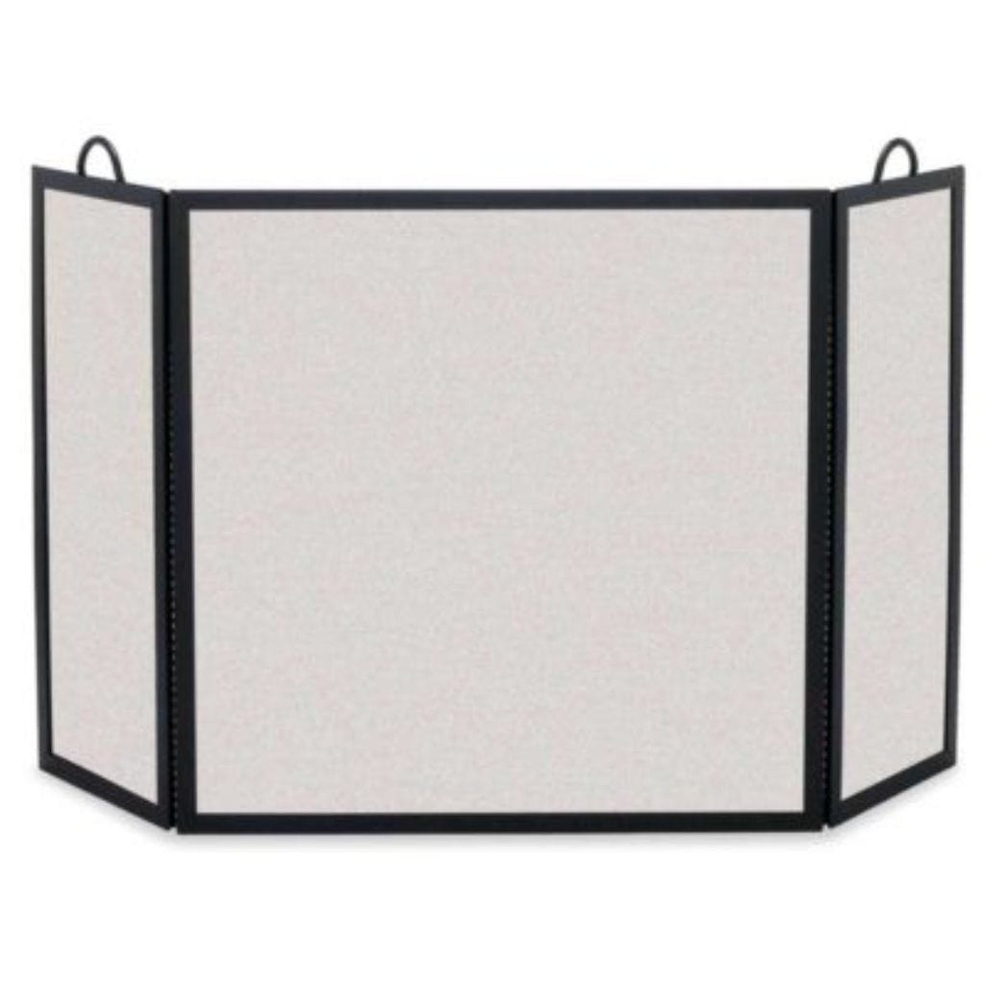 Pilgrim 53" x 30" Rectangular Matte Black Tri-Panel Screen