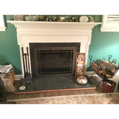 Pilgrim Addison 31" Matte Black 4-Piece Tool Set