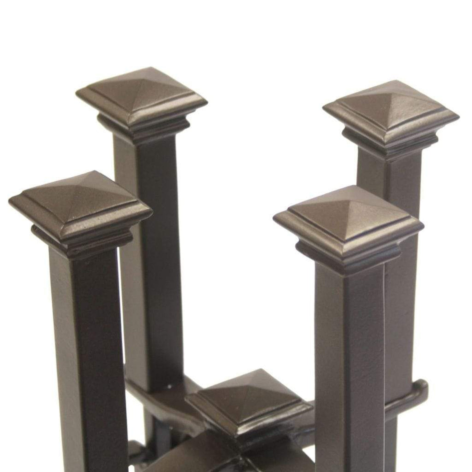 Pilgrim Addison 31" Burnished Bronze 4-Piece Tool Set