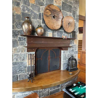 Pilgrim Addison 31" Burnished Bronze 4-Piece Tool Set