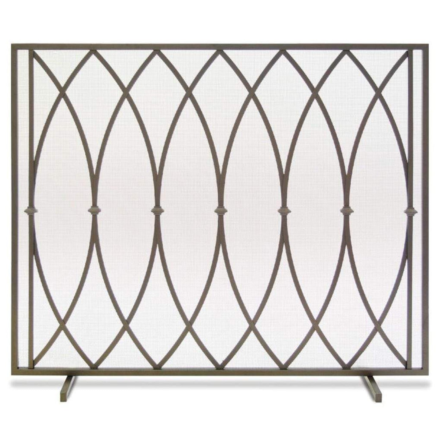 Pilgrim Addison 39" Burnished Bronze Single-Panel Screen