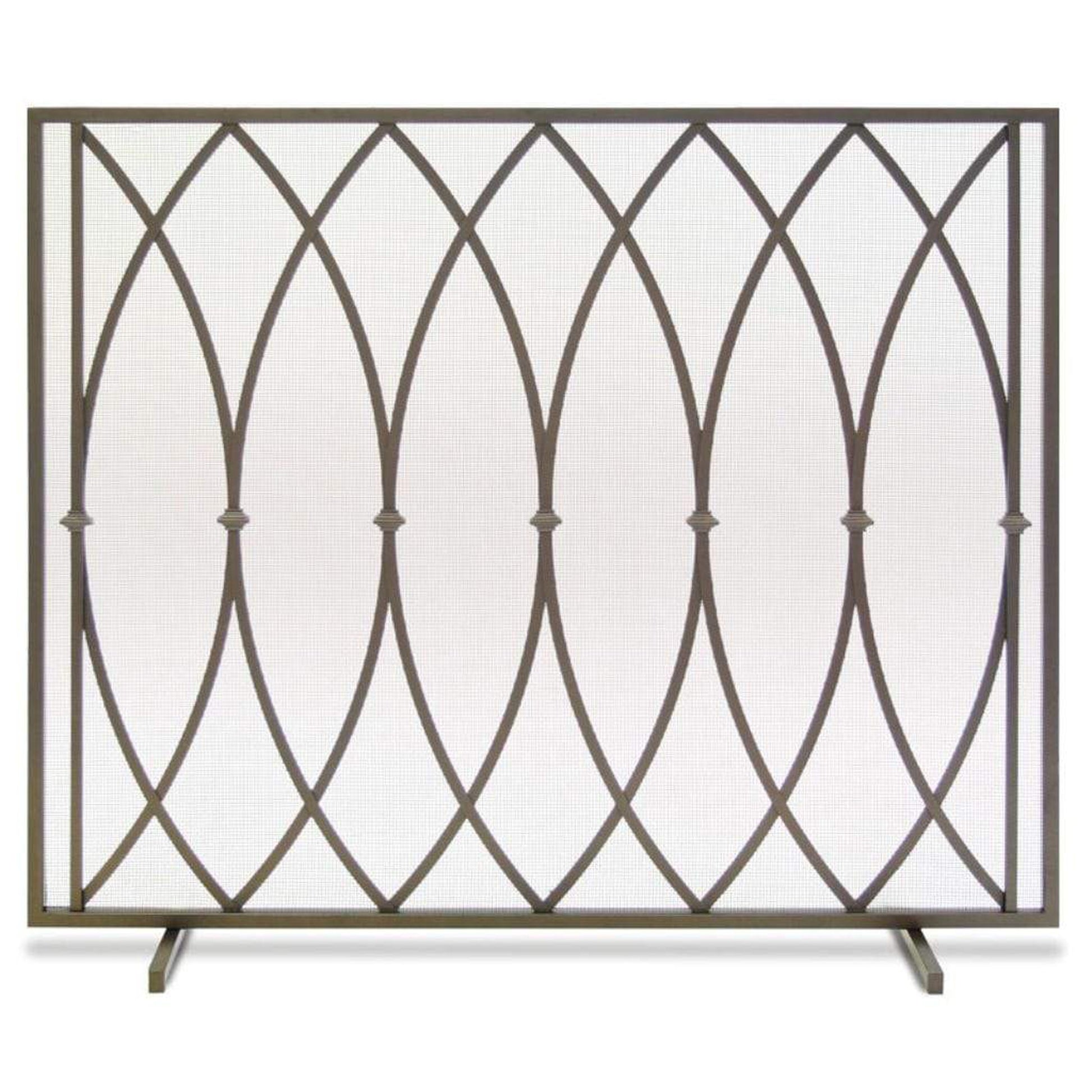 Pilgrim Addison 39" Burnished Bronze Single-Panel Screen