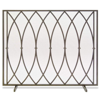 Pilgrim Addison 39" Burnished Bronze Single-Panel Screen