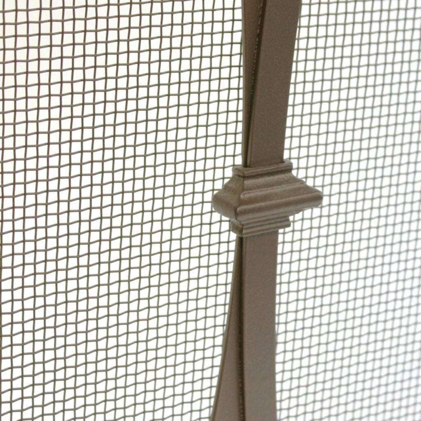 Pilgrim Addison 39" Burnished Bronze Single-Panel Screen