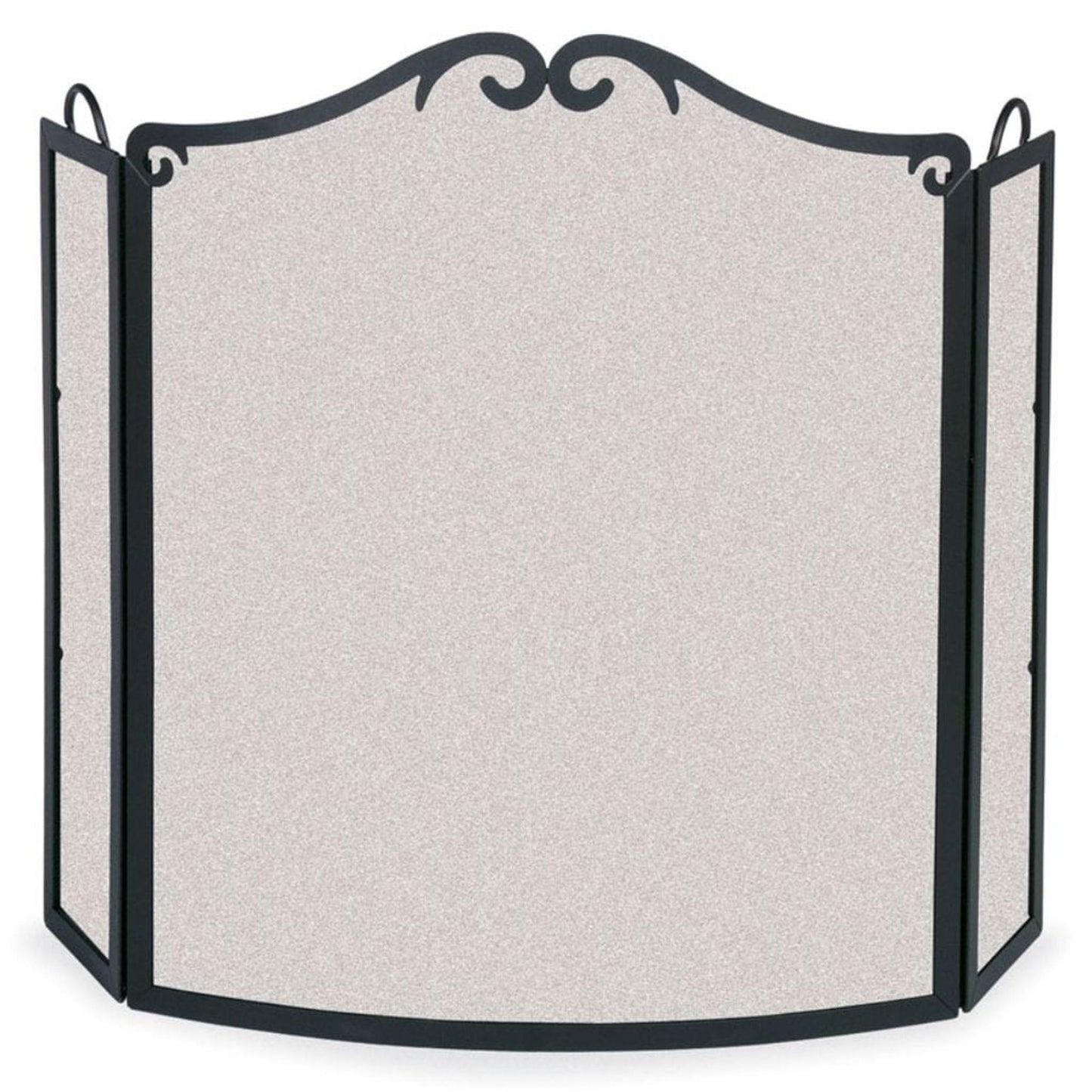 Pilgrim Arch Bow 45" Matte Black Tri-Panel Screen