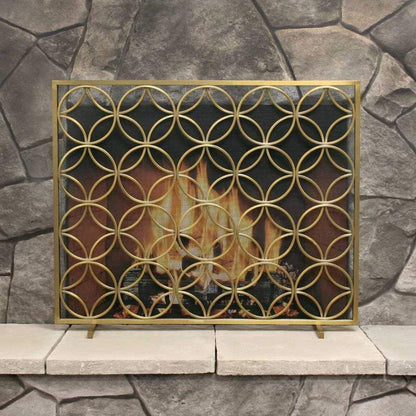 Pilgrim Bedford 39" Burnished Brass Flat-Panel Screen